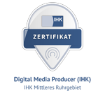 Zertifikat Digital-Media-Producerin IHK