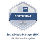 Zertifikat Social-Media-Managerin IHK