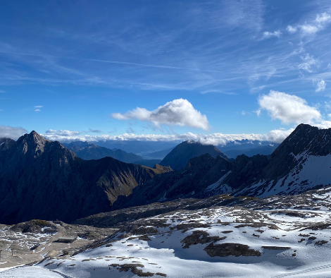 Unendliche Weite der Alpen